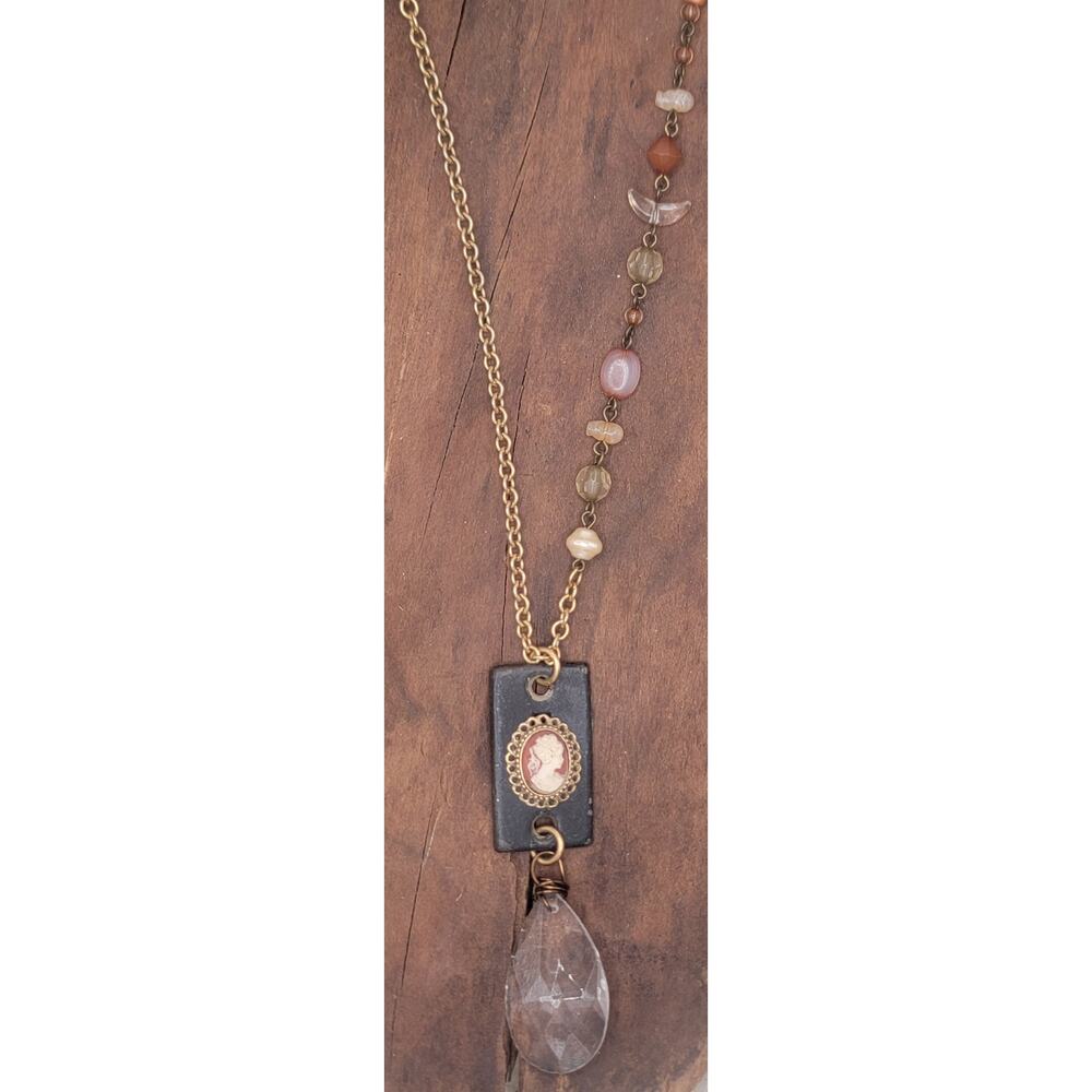 Guardian Grace | ReTold | Angel Charm with Prism & Key Necklace